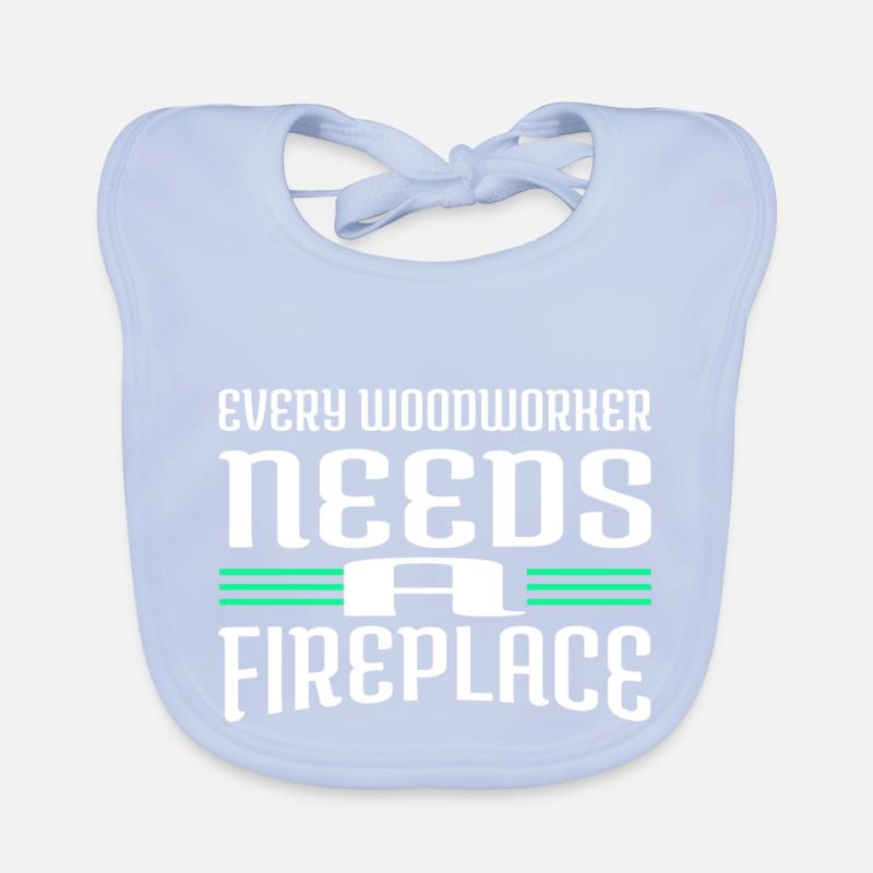 forestry love carpenter awesome birthday gift Baby Bio-Lätzchen
