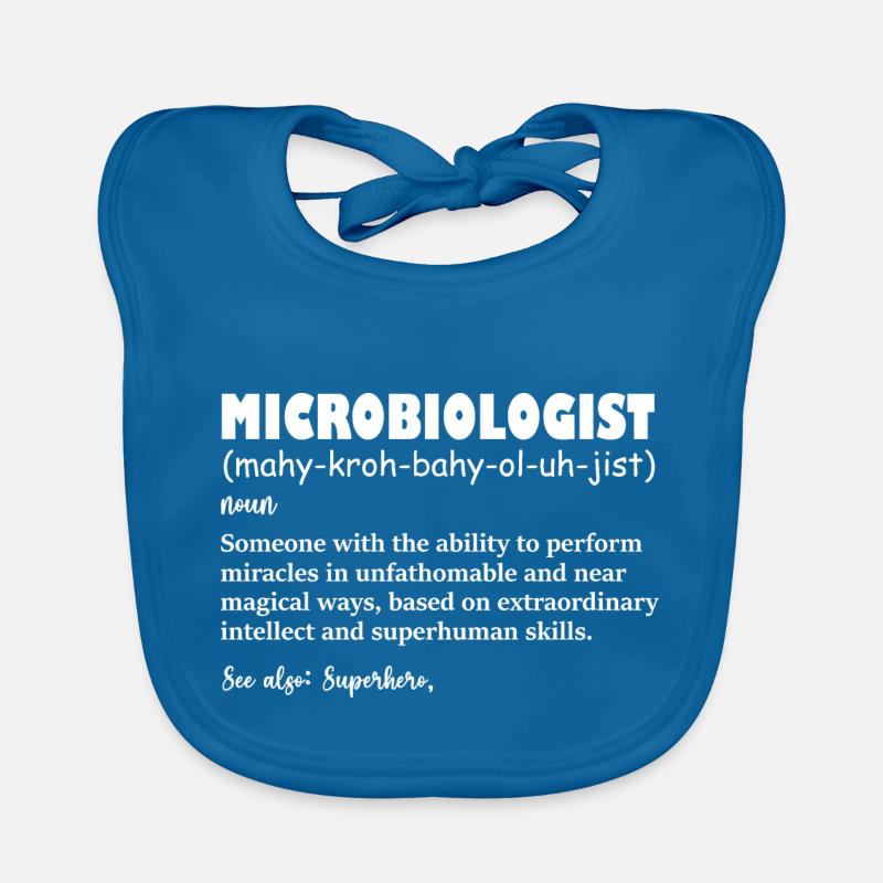 Définition drôle de microbiologiste Bavoir bio Bébé