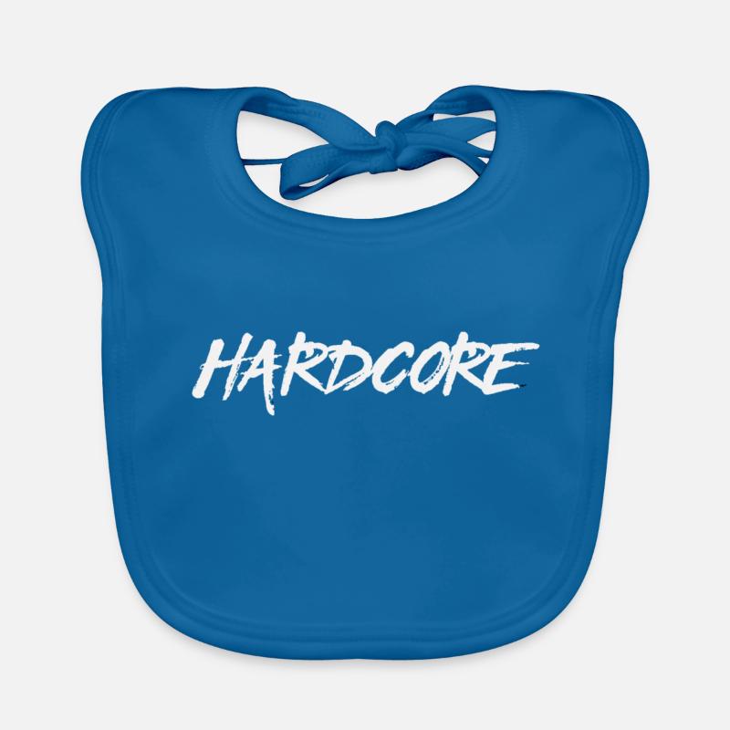 Hardcore White Version-One Baby Bio-Lätzchen