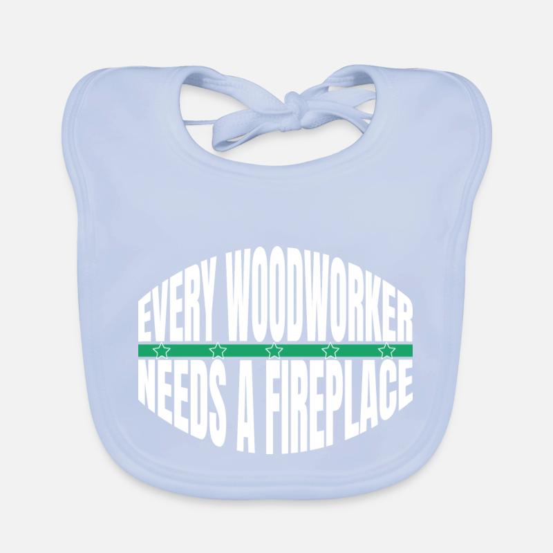 forestry statement forest work joke Baby Bio-Lätzchen