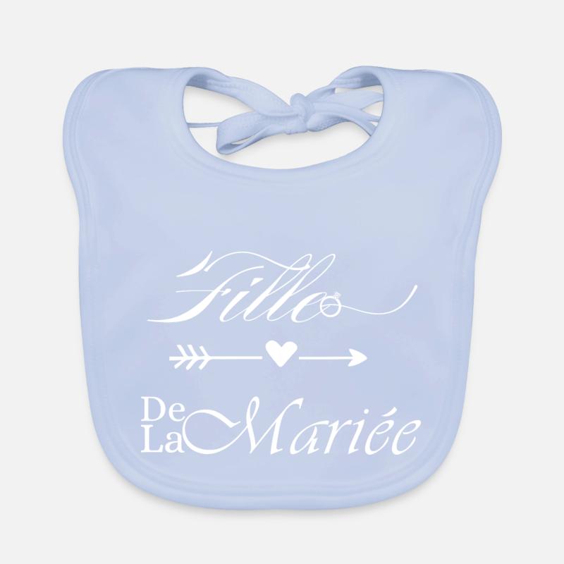 Fille de la mariée Bavoir bio Bébé