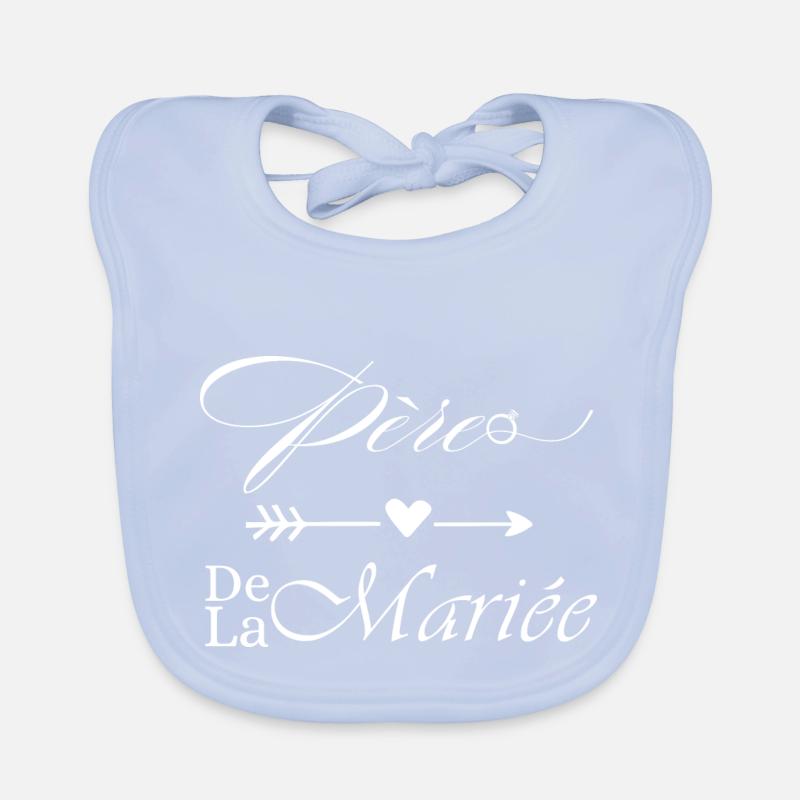 Père de la mariée Bavoir bio Bébé
