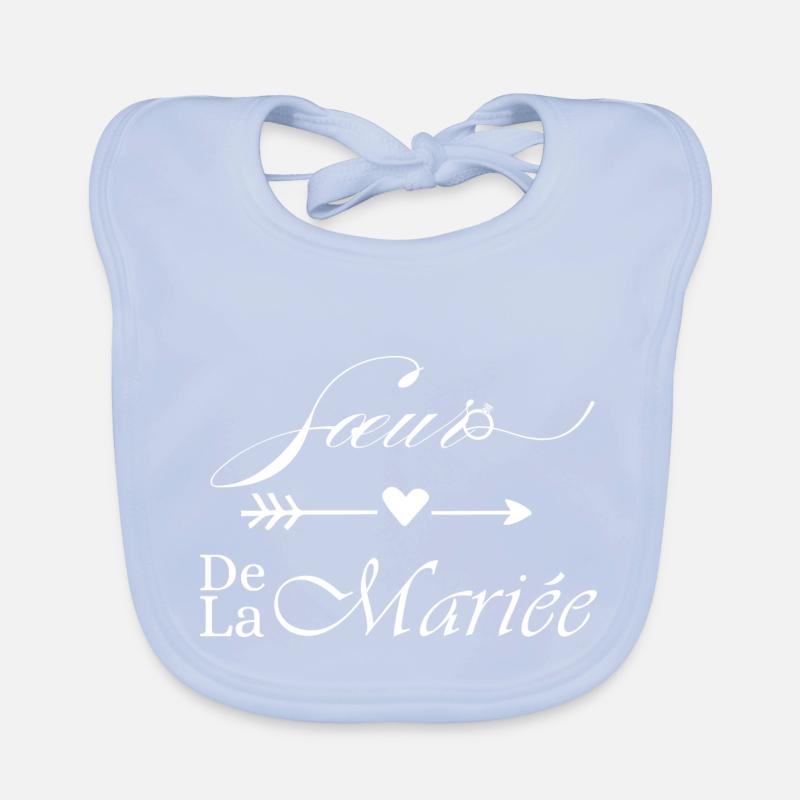 Schwester der Braut Baby Bio-Lätzchen