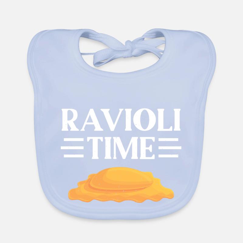 L’heure des raviolis Bavoir bio Bébé
