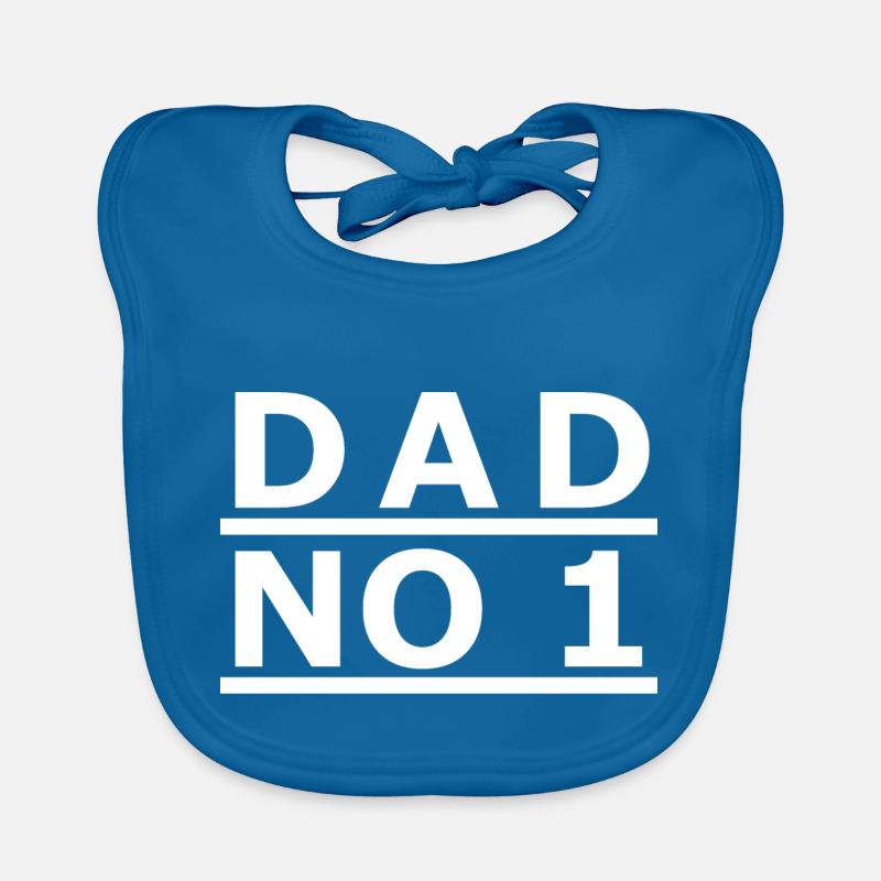 DAD NO 1 Organic Baby Bibs