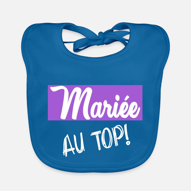 EVJF. MARIEE Bavoir bio Bébé