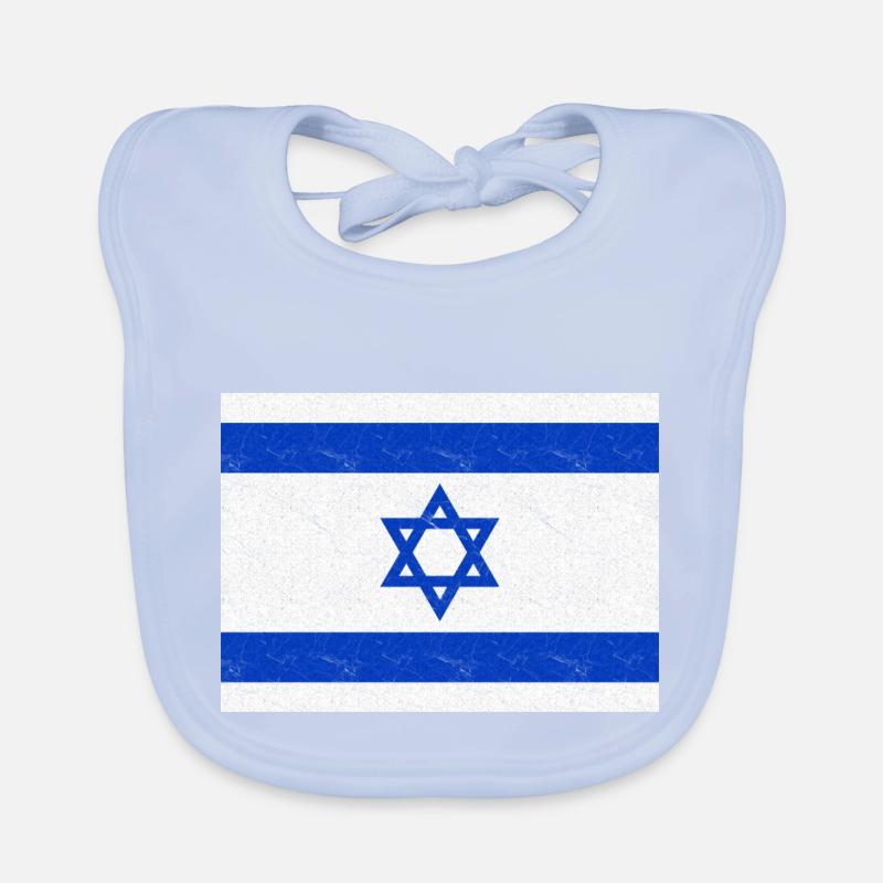 Drapeau d’Israël Bavoir bio Bébé
