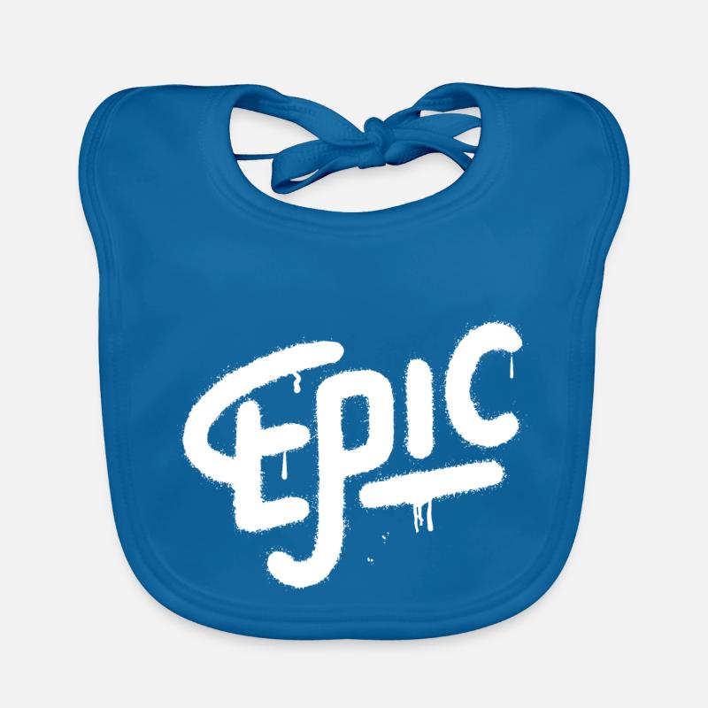 Epic Graffiti Spray Organic Baby Bibs