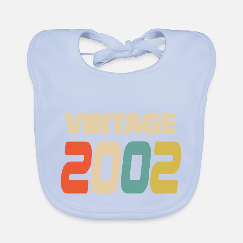 2002 Vintage Retro Classic 2002 Organic Baby Bibs