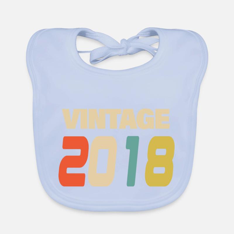 2018 Vintage Retro Classique 2018 Bavoir bio Bébé