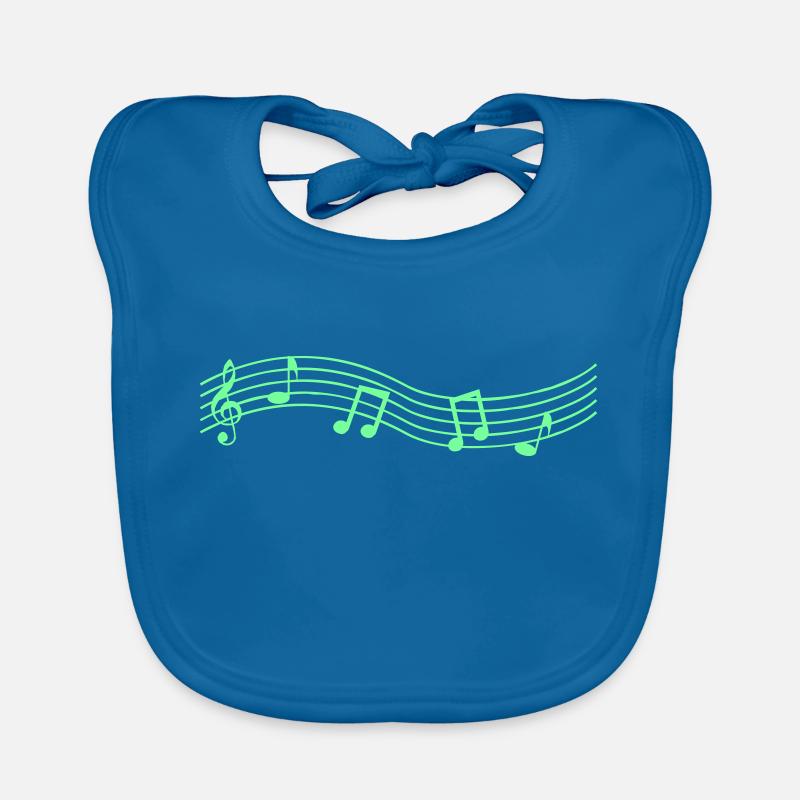 musicnote Organic Baby Bibs