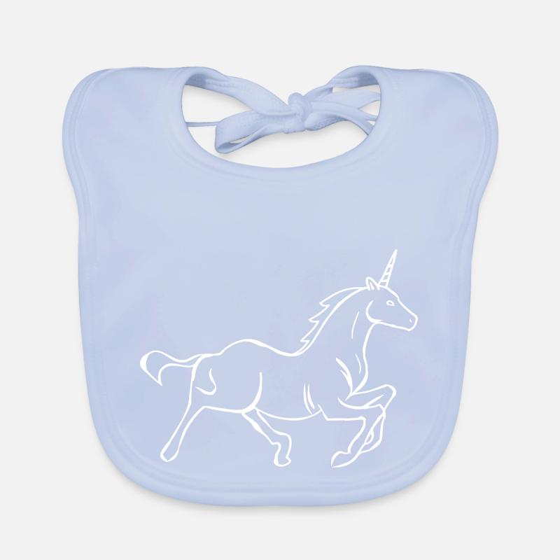Licorne 1 Bavoir bio Bébé