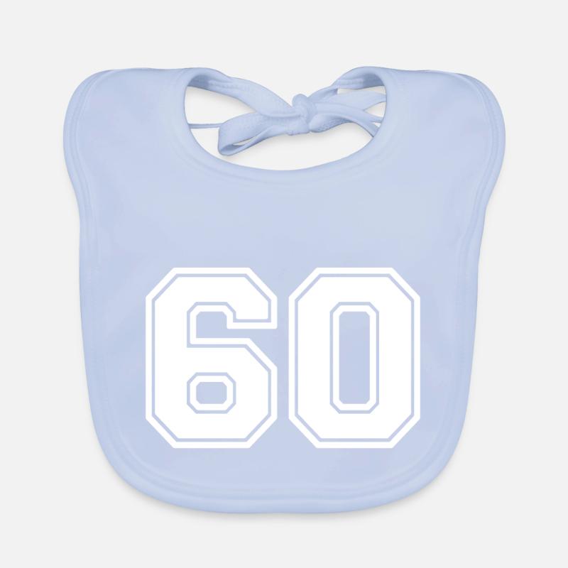 60 Organic Baby Bibs