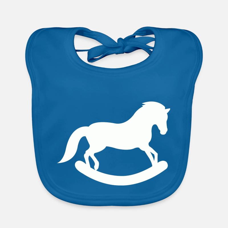 Cheval à bascule Bavoir bio Bébé
