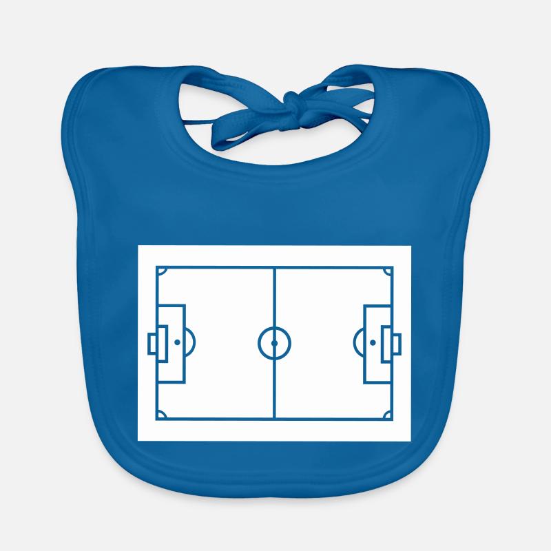 fussball feld Baby Bio-Lätzchen