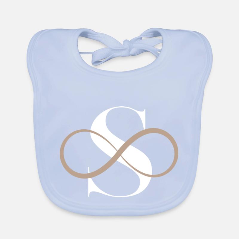 Infinite Letter s Organic Baby Bibs