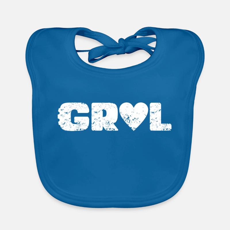 L’amour du gravier Bavoir bio Bébé