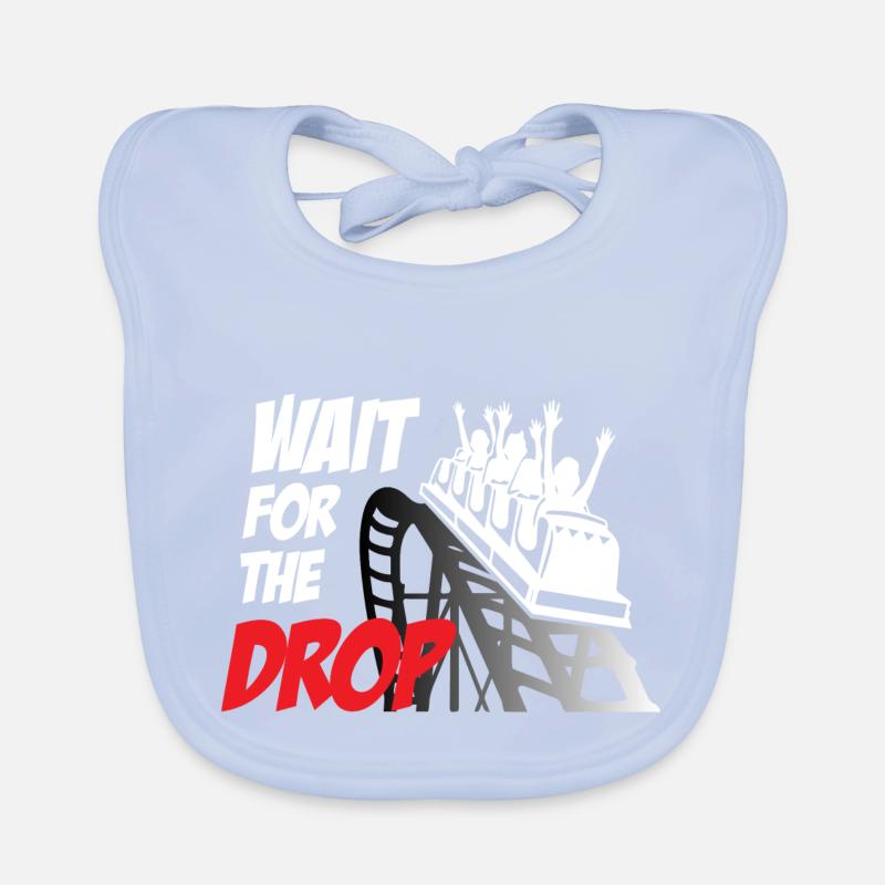 Wait For The Drop Roller Coaster Bavoir bio Bébé