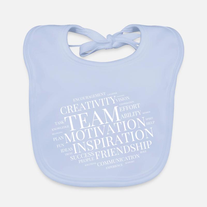 Équipe Tagcloud Nuage de mots Bavoir bio Bébé