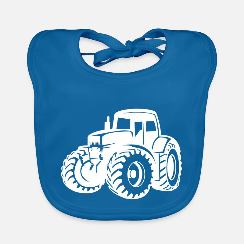Tractor Organic Baby Bibs