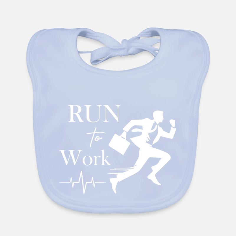 Run to Work Organic Baby Bibs