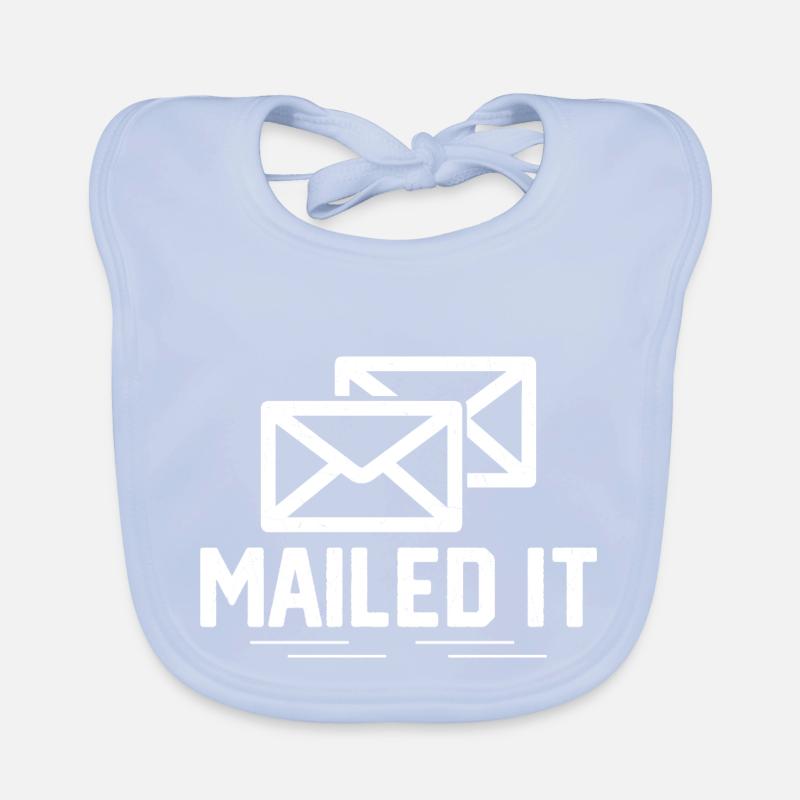 Mailier Postier Travailleur des postes Bavoir bio Bébé