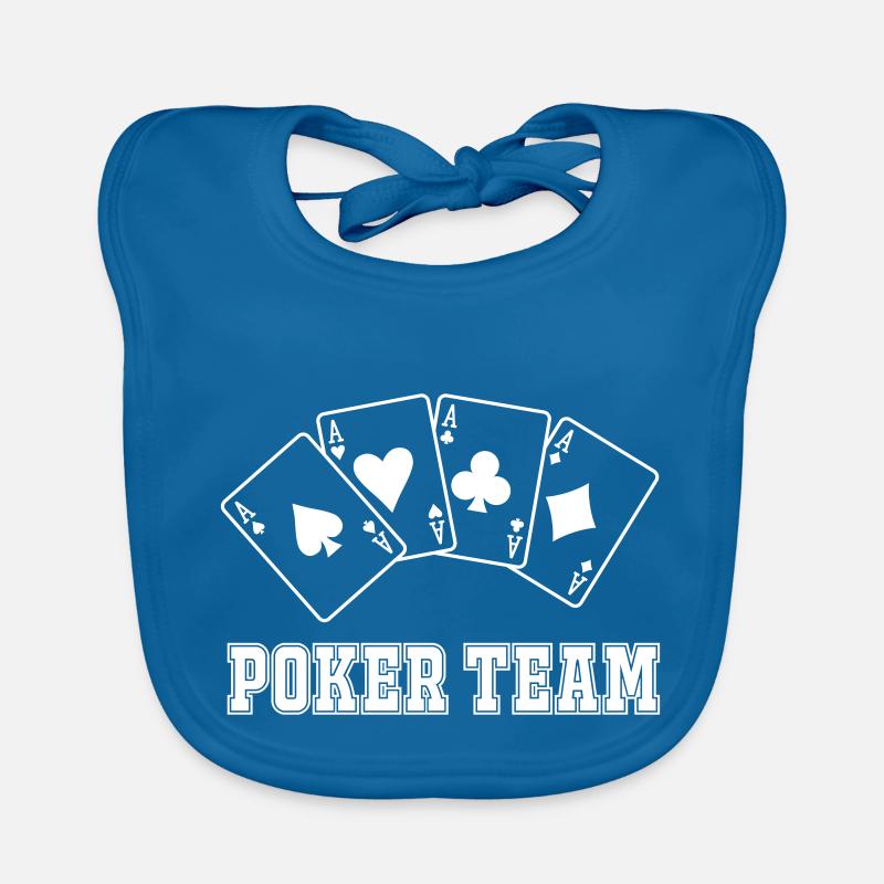 Poker Team Organic Baby Bibs