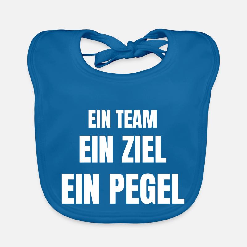 Ein Team Ein Ziel Ein Pegel Baby Bio-Lätzchen