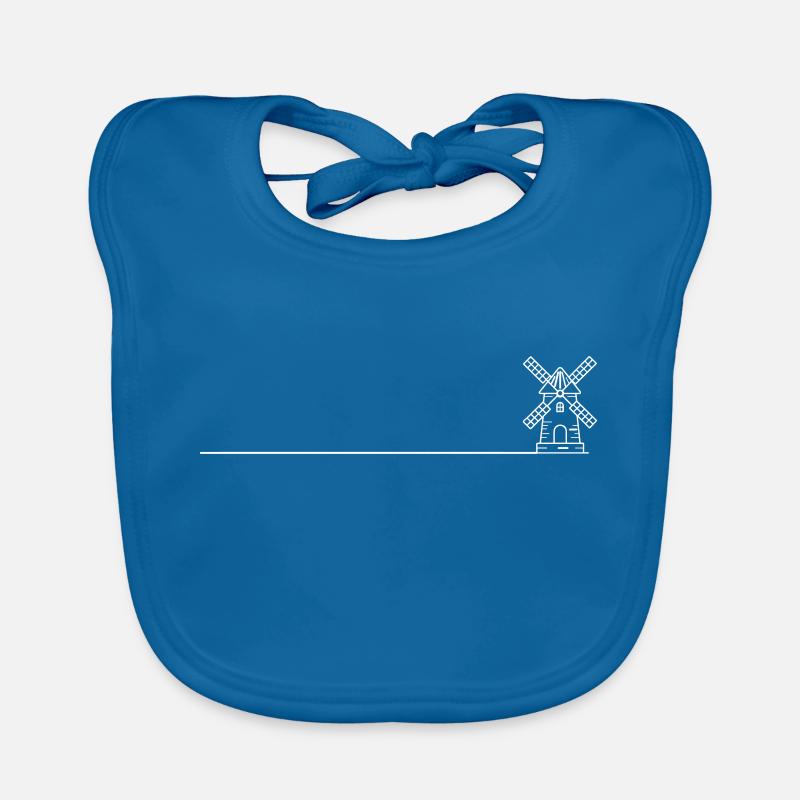 Windmill Mill Icon Organic Baby Bibs