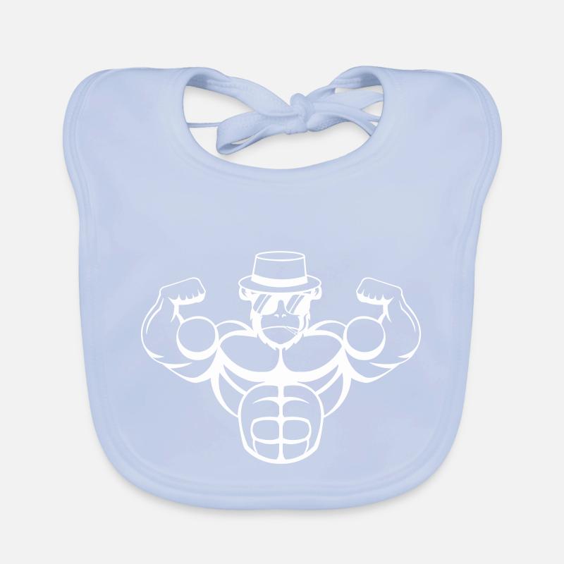 Gorille fort Bavoir bio Bébé