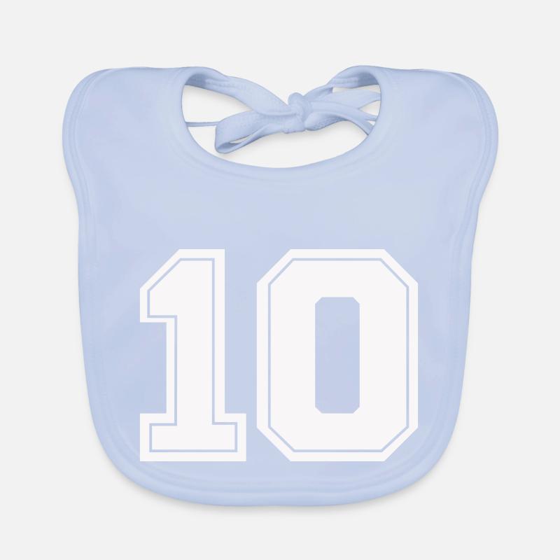 Numéro 10 Bavoir bio Bébé