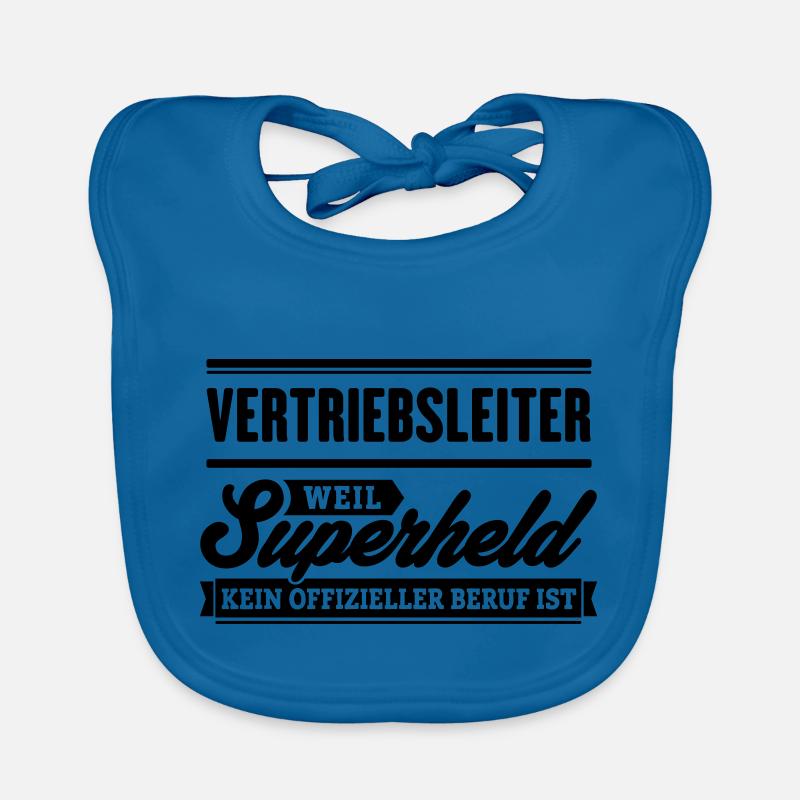 Superheld Vertriebsleiter Baby Bio-Lätzchen