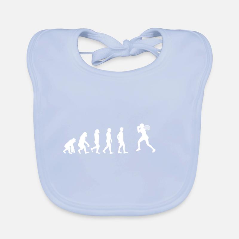 EVOLUTION star du tennis wimbledon Bavoir bio Bébé