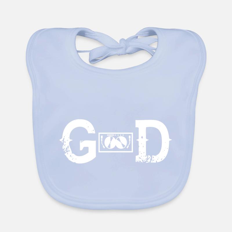 God Legend gott TECHNO DJ ELECTRO Baby Bio-Lätzchen