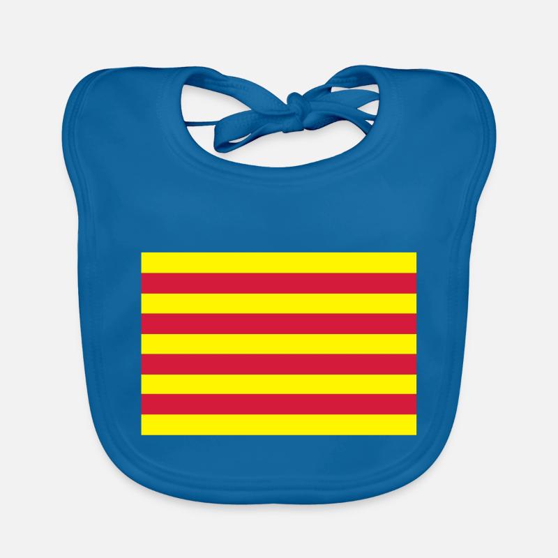 Bandera Catalunya - drapeau catalan Bavoir bio Bébé