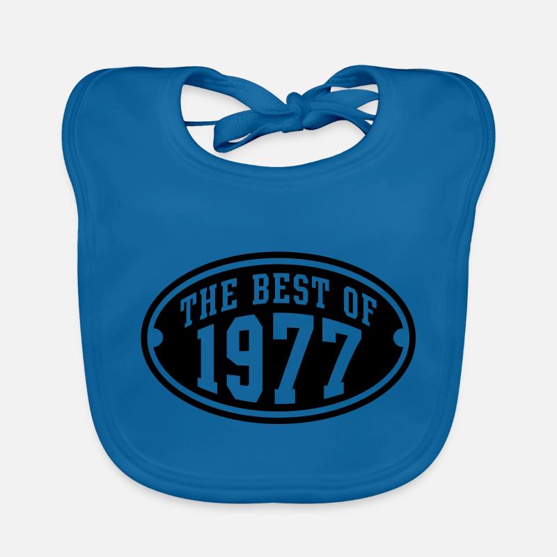 LE MEILLEUR DE 1977 - conception Anniversaire Bavoir bio Bébé