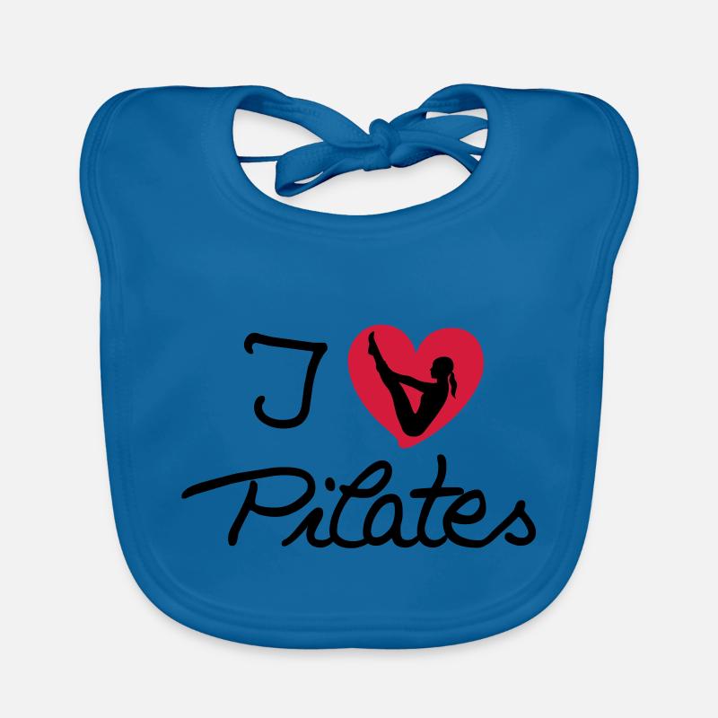 J'aime Pilates (3) Bavoir bio Bébé