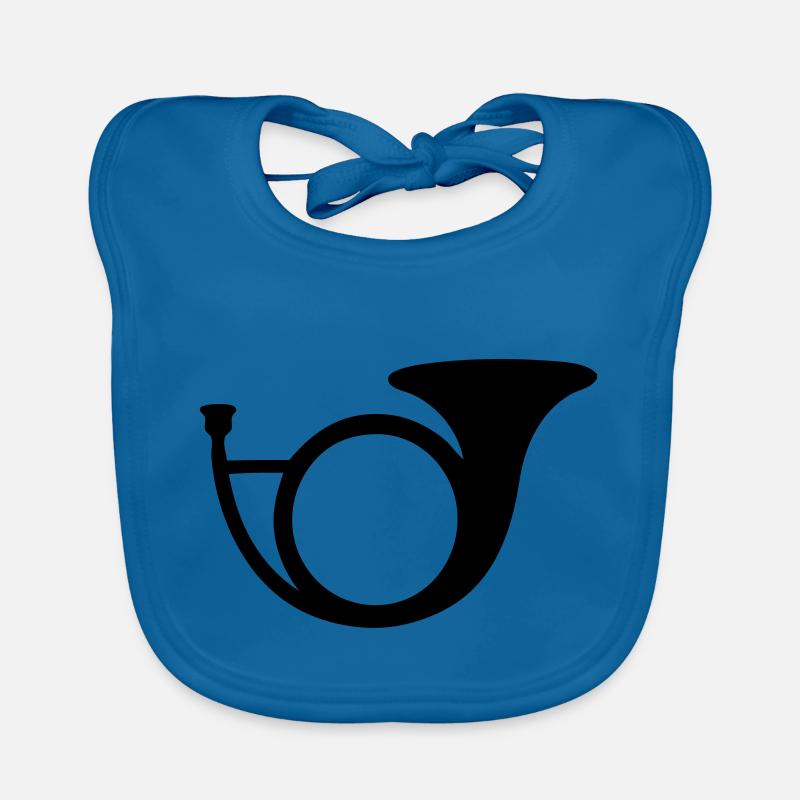 trompe de chasse Bavoir bio Bébé