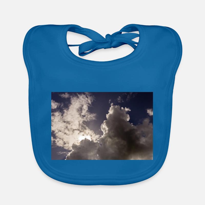 sky and clouds Organic Baby Bibs