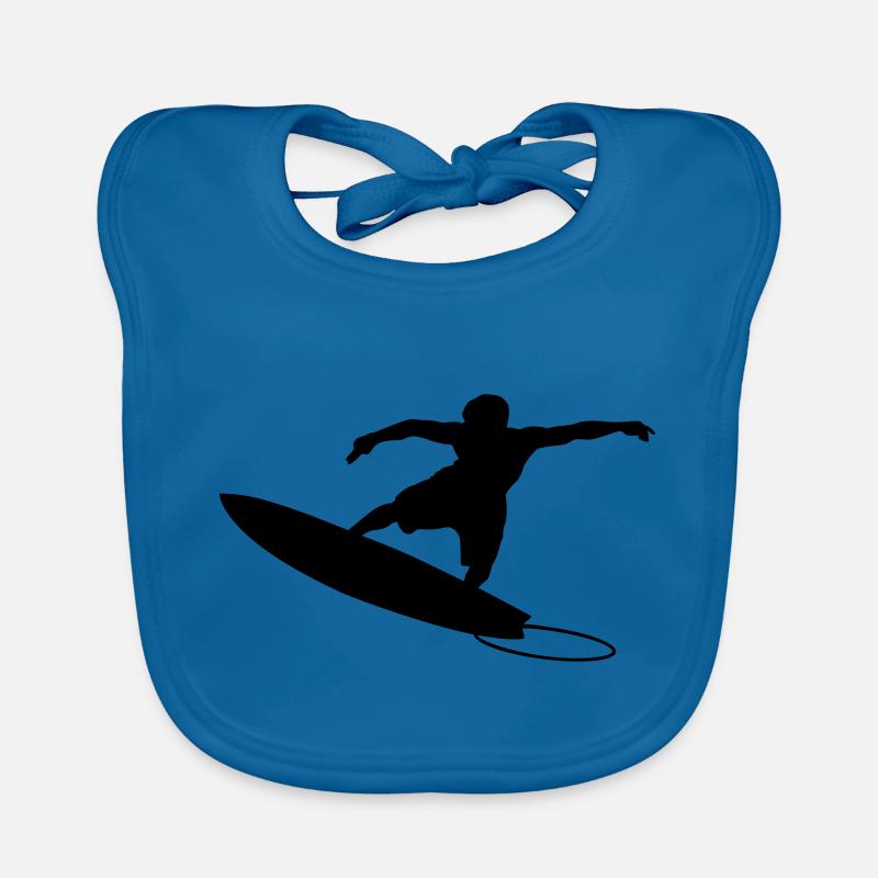 Surfer 4 (Vector) Baby Bio-Lätzchen