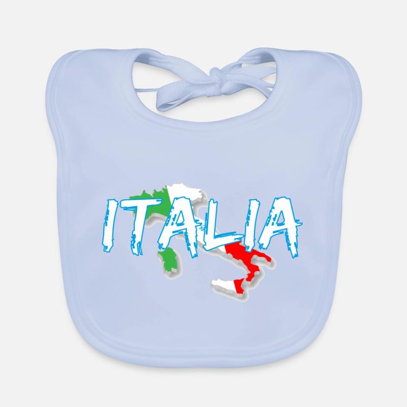 Italie Edo botte blanche Bavoir bio Bébé