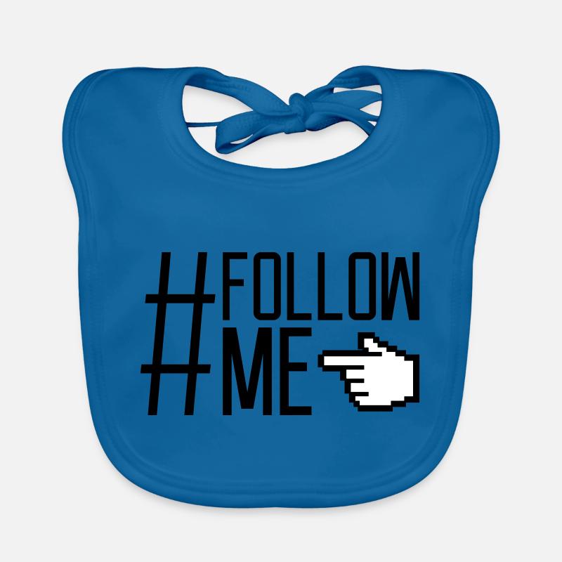 Hand pointer follow Organic Baby Bibs