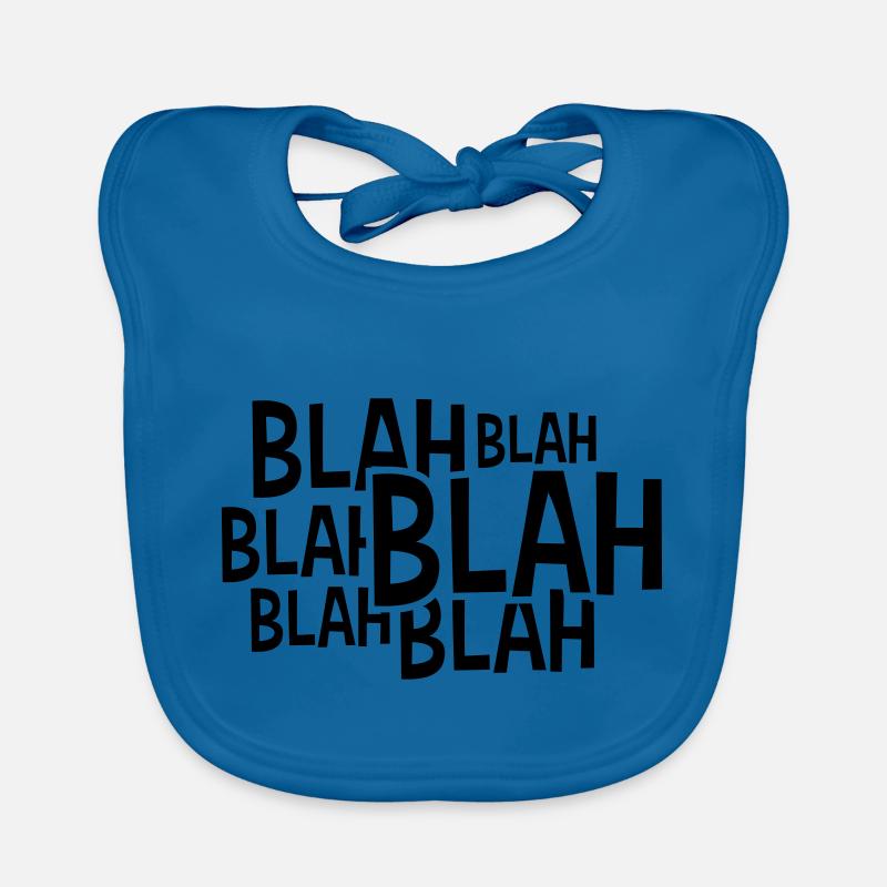 Comic Blah Spruch Baby Bio-Lätzchen