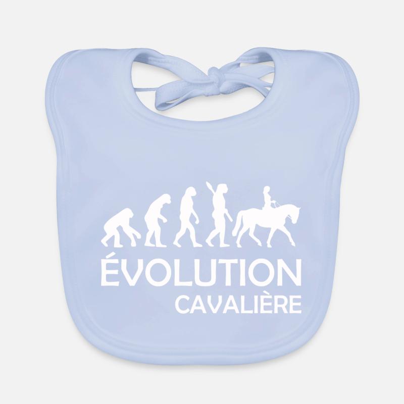 évolution cavalière Bavoir bio Bébé