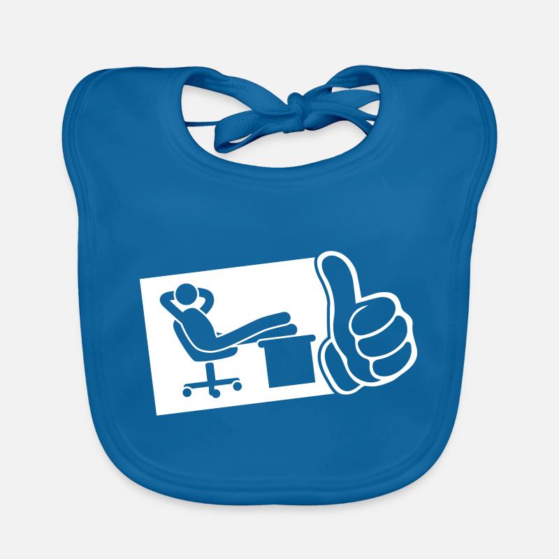 bureau de travail chill thumb Bavoir bio Bébé