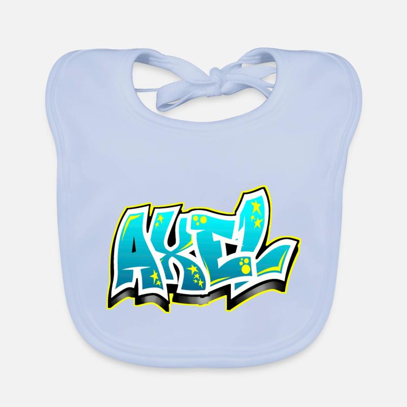 Graffiti Name Axel Bavoir bio Bébé