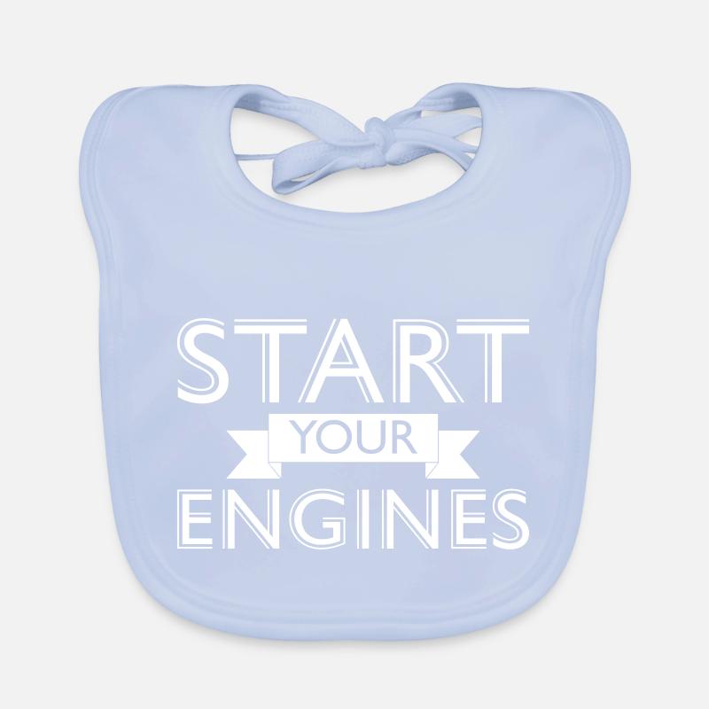 Start your Engines Organic Baby Bibs