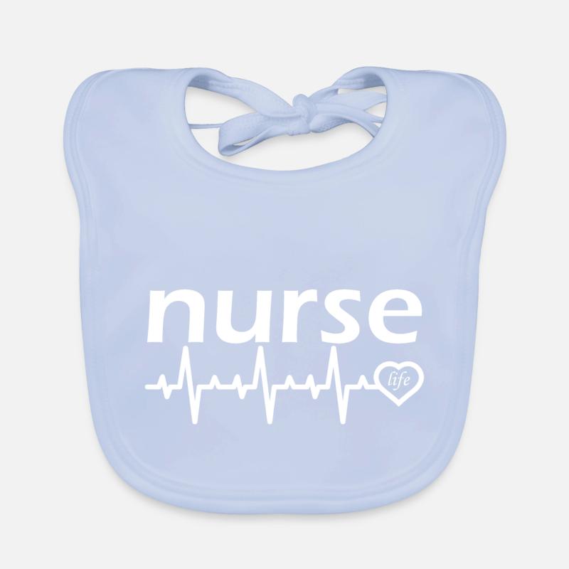 Nurse Krankenschwester Doktor Baby Bio-Lätzchen
