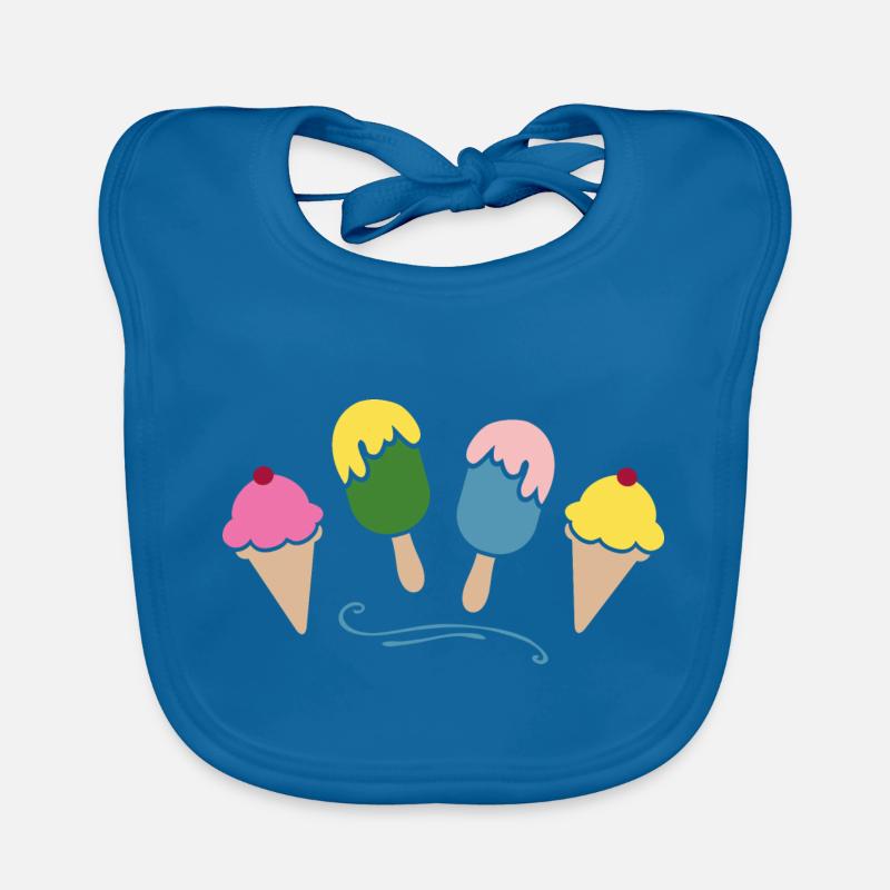 Ice Cream Organic Baby Bibs