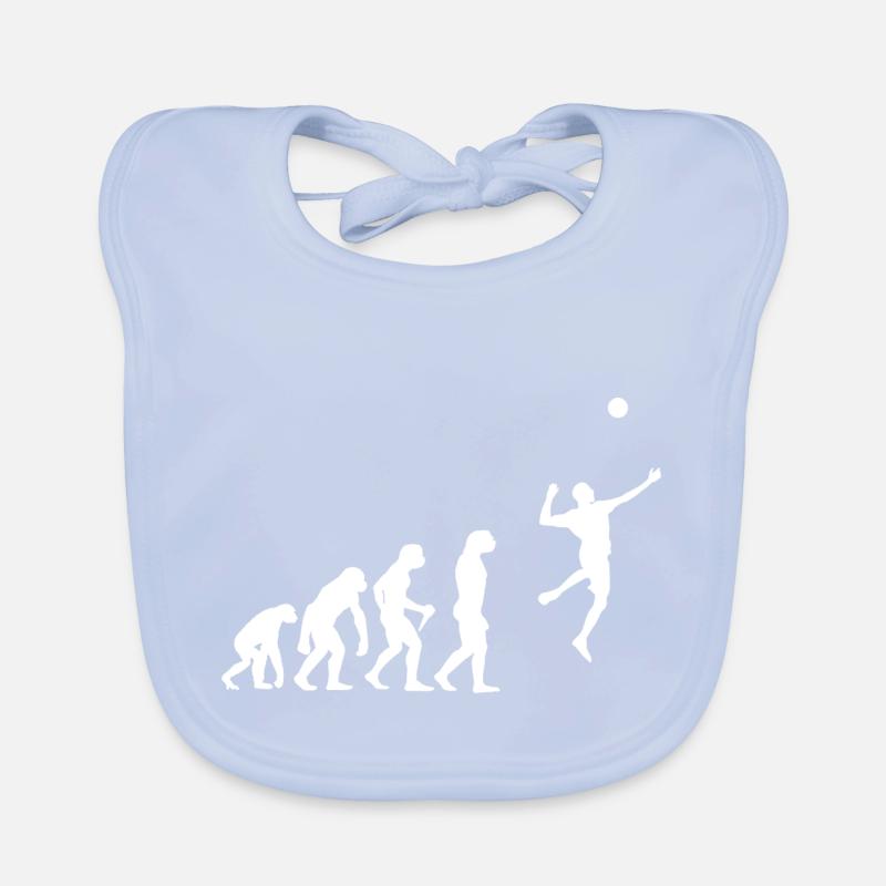 Faustball Spielen Evolution Faustball Entwicklung Baby Bio-Lätzchen